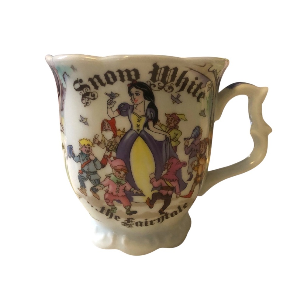 Snow White Footed Tea Cup 2012 Paul Cardew England Mirror Mirror Coffee Mug